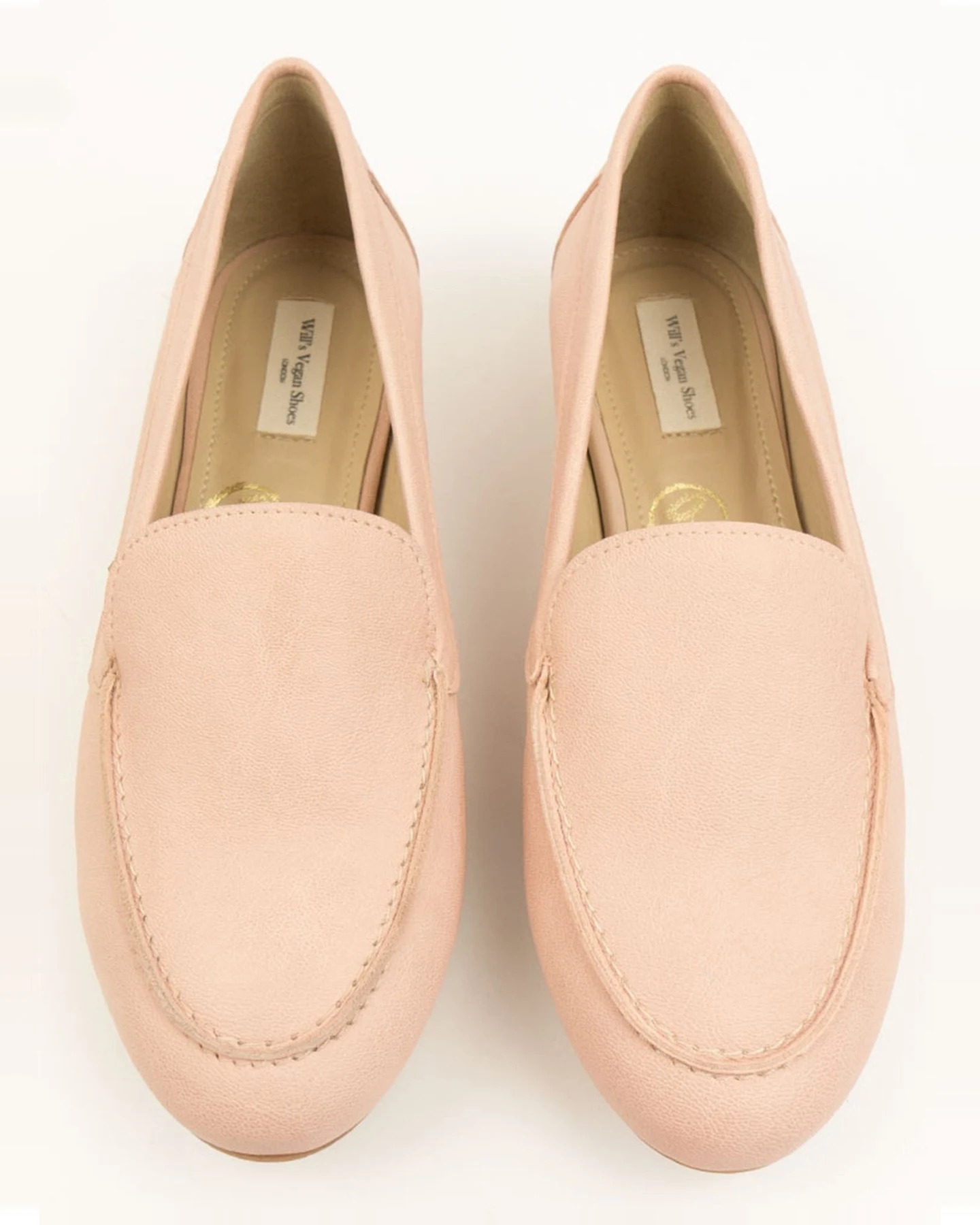 Will's Vegan Store Damen vegan Loafer Hellrosa – Ansicht 2