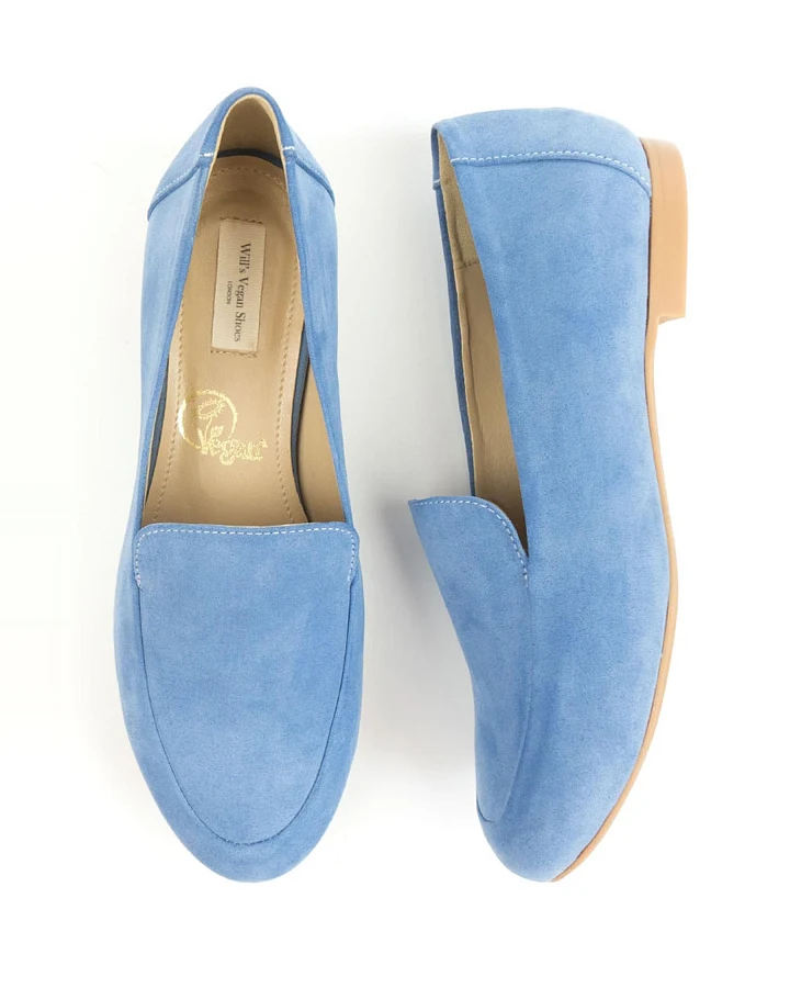 Will's Vegan Store Damen vegan Slipper Blau