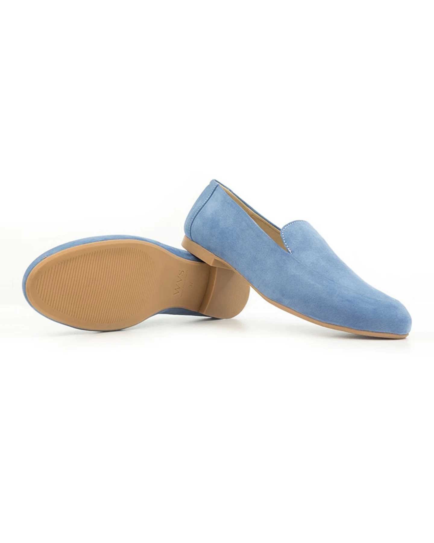 Will's Vegan Store Damen vegan Slipper Blau – Ansicht 2