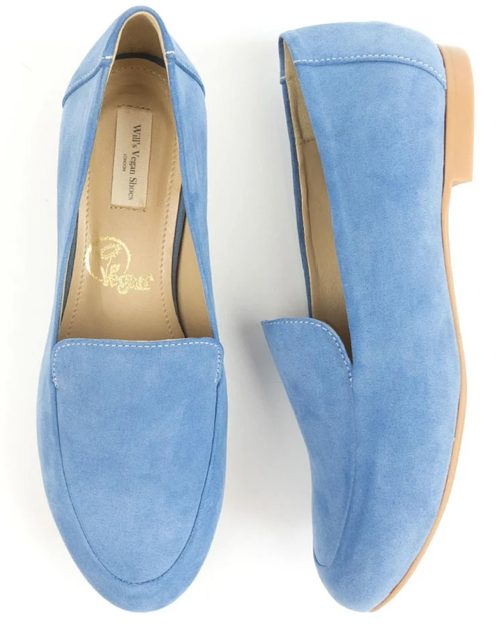 Will's Vegan Store Damen vegan Slipper Blau