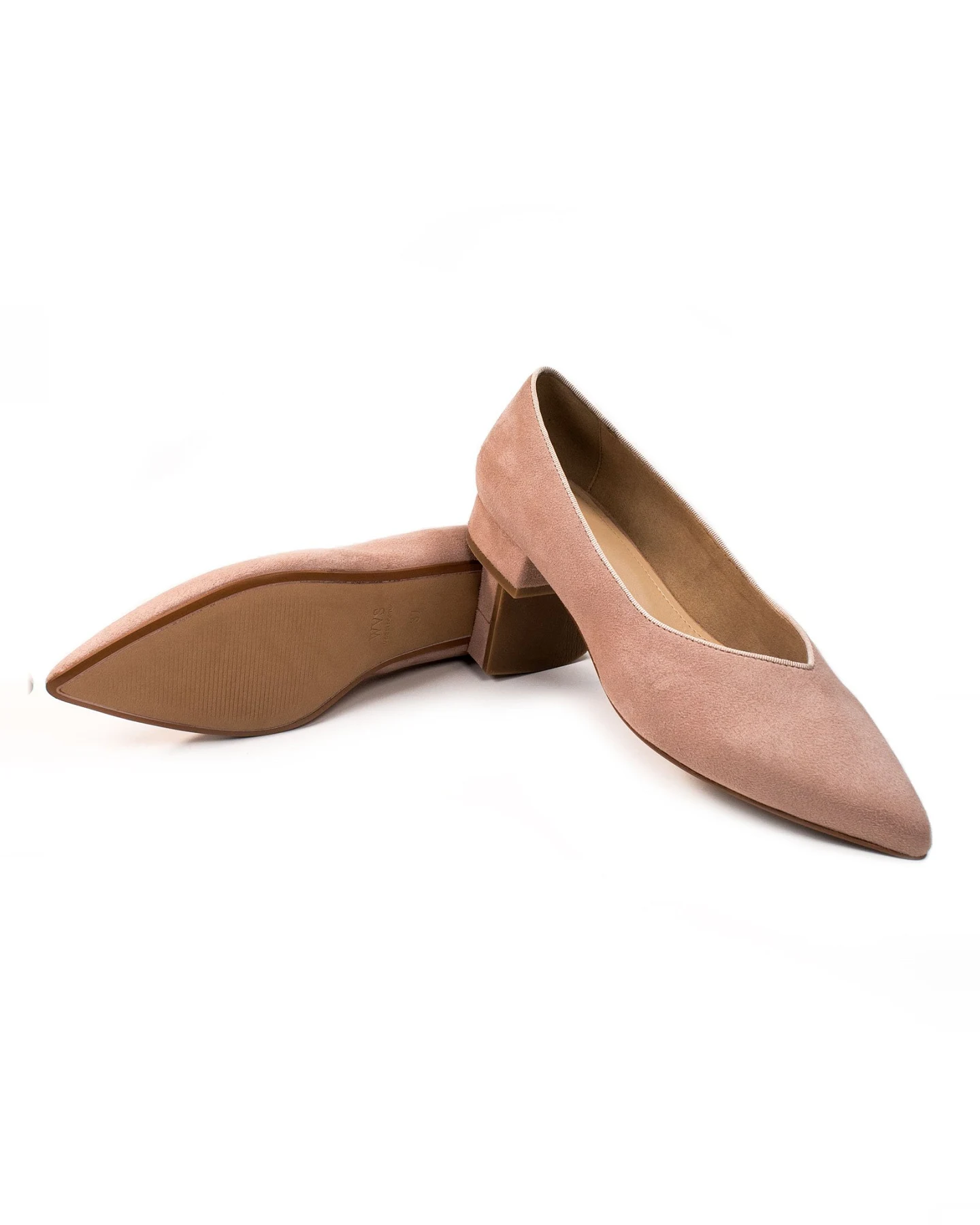 Will's Vegan Store Damen vegan Ballerinas Spitze Rosa – Ansicht 2
