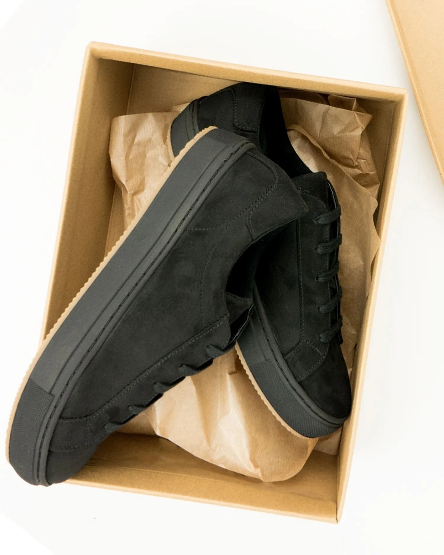 Will's Vegan Store Damen vegan Sneaker Vegan Wildleder Schwarz – Ansicht 2