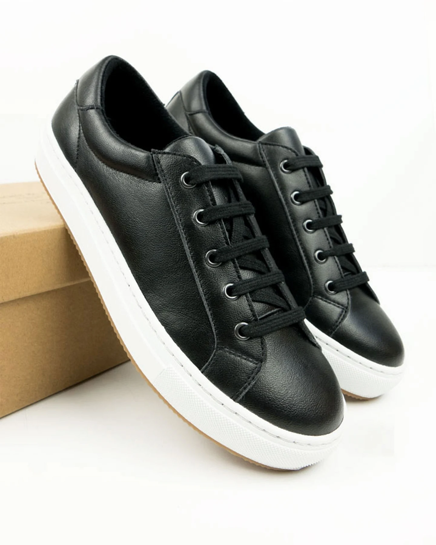 Will's Vegan Store Damen vegan Sneaker Smart Schwarz – Ansicht 2