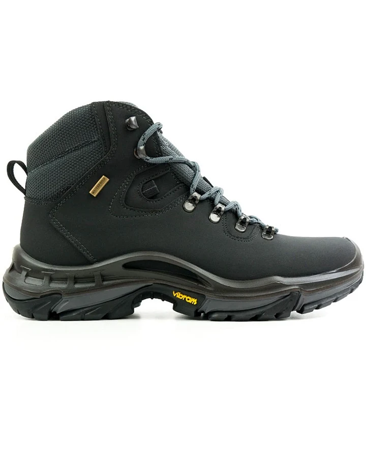 Will's Vegan Store Herren vegan Wanderstiefel Wasserdicht Schwarz