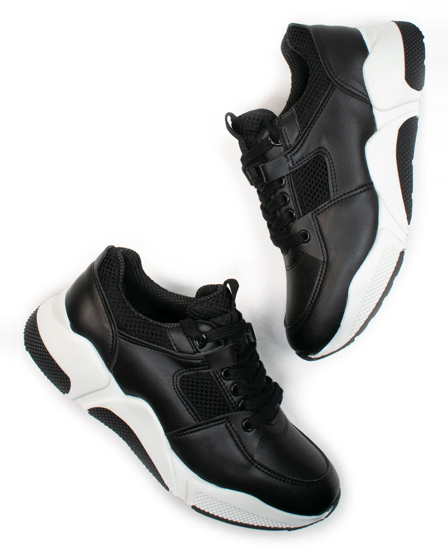 Will's Vegan Store Damen vegan Sneakers Chicago Low Tops Schwarz – Ansicht 2