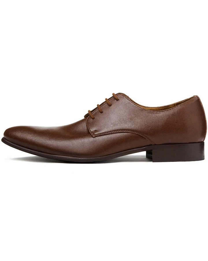 Will's Vegan Store Herren vegan Schuhe Slim Sohlen Dunkelbraun