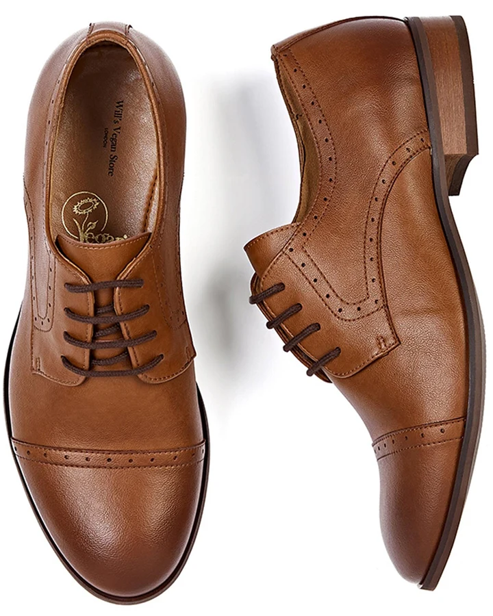Will's Vegan Store Herren vegan Derby's City Brown