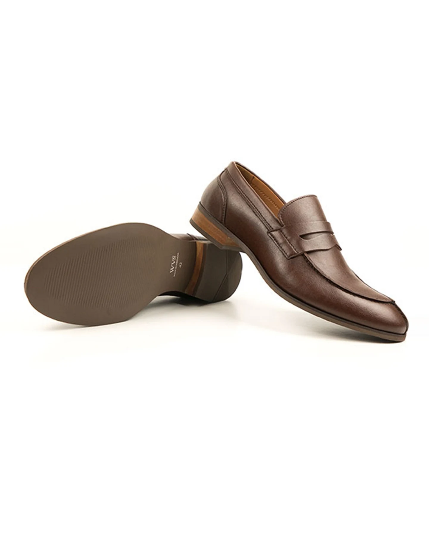 Will's Vegan Store Herren vegan Loafer City Dunkelbraun – Ansicht 2