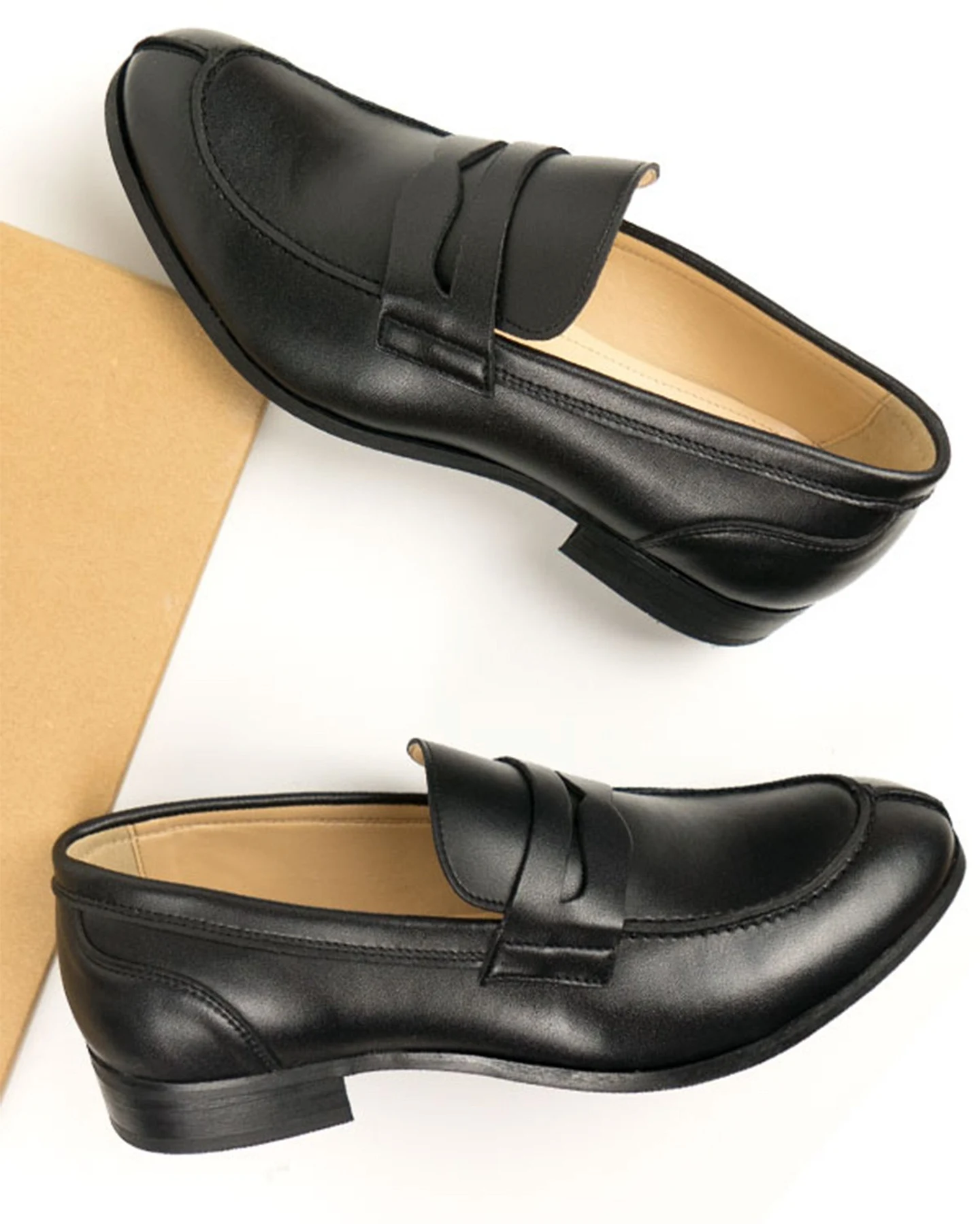 Will's Vegan Store Herren vegan Loafer City Schwarz – Ansicht 2