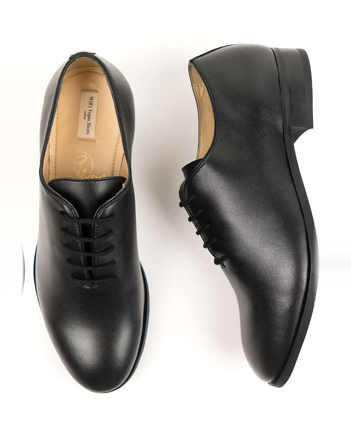Will's Vegan Store Herren vegan City Oxfords Schwarz