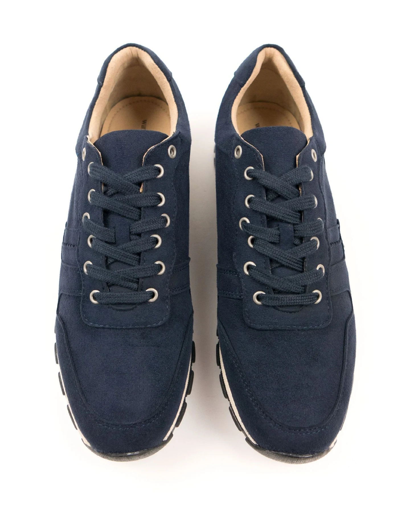 Will's Vegan Store Herren vegan Sneaker Milan Dunkelblau – Ansicht 2