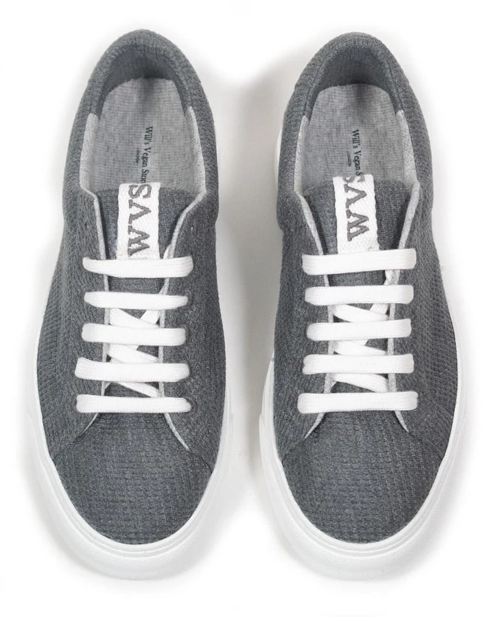Will's Vegan Store Herren vegan Sneakers Ldn Biologisch Abbaubar Grau