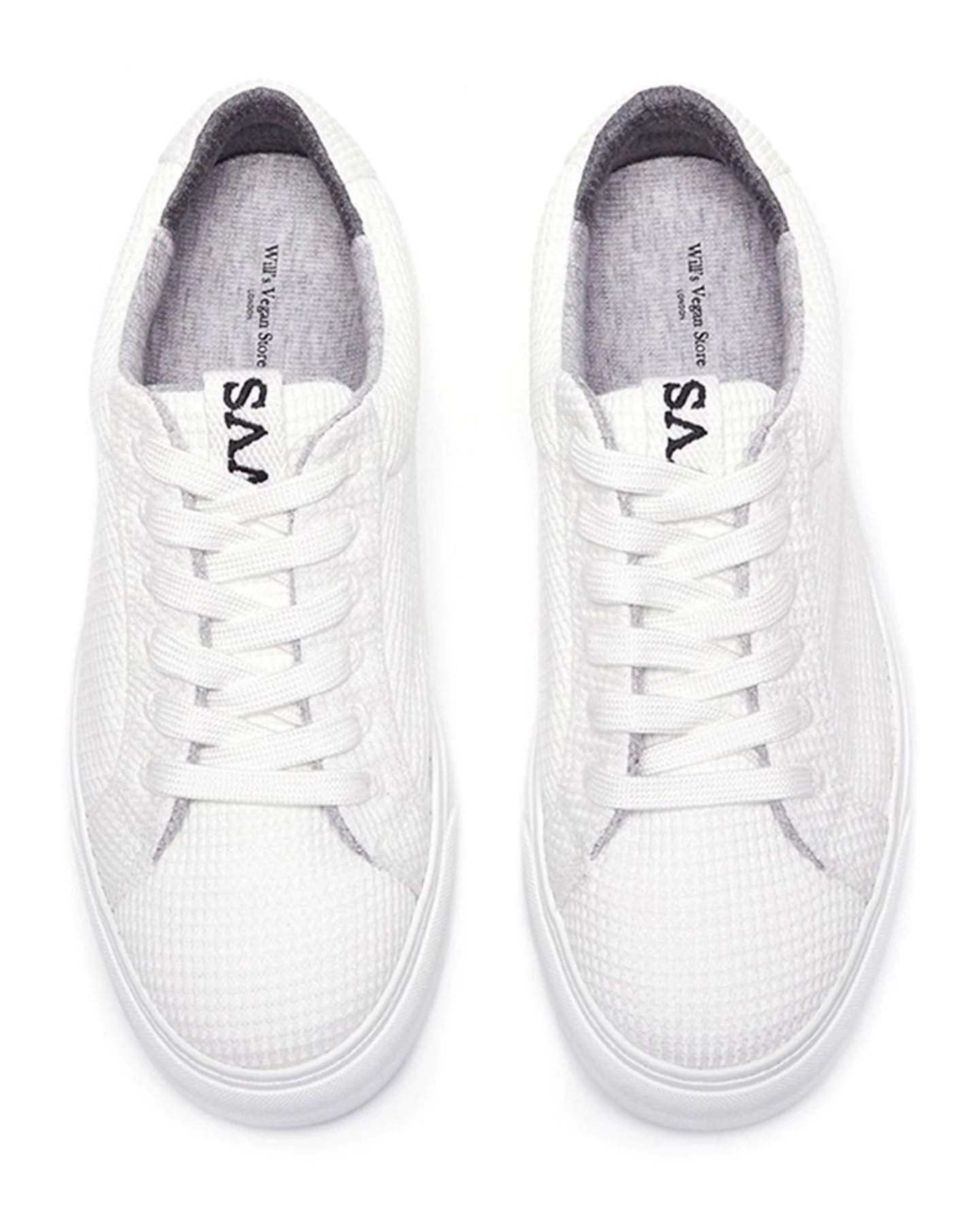 Will's Vegan Store Herren vegan Sneakers Ldn Biologisch Abbaubar Weiß – Ansicht 2