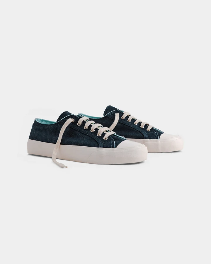 Bamburista Herren vegan Sneaker Grasshopper Low Dunkelblau