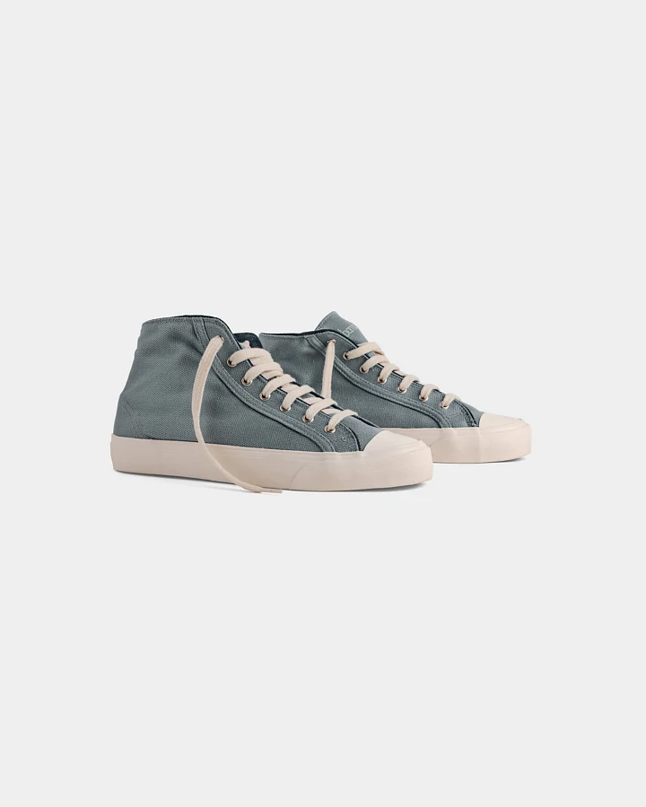 Bamburista Herren vegan Sneakers Grasshopper High Denim