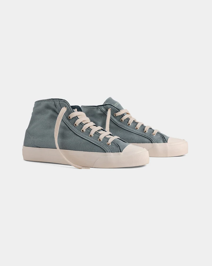Bamburista Herren vegan Sneakers Grasshopper High Denim