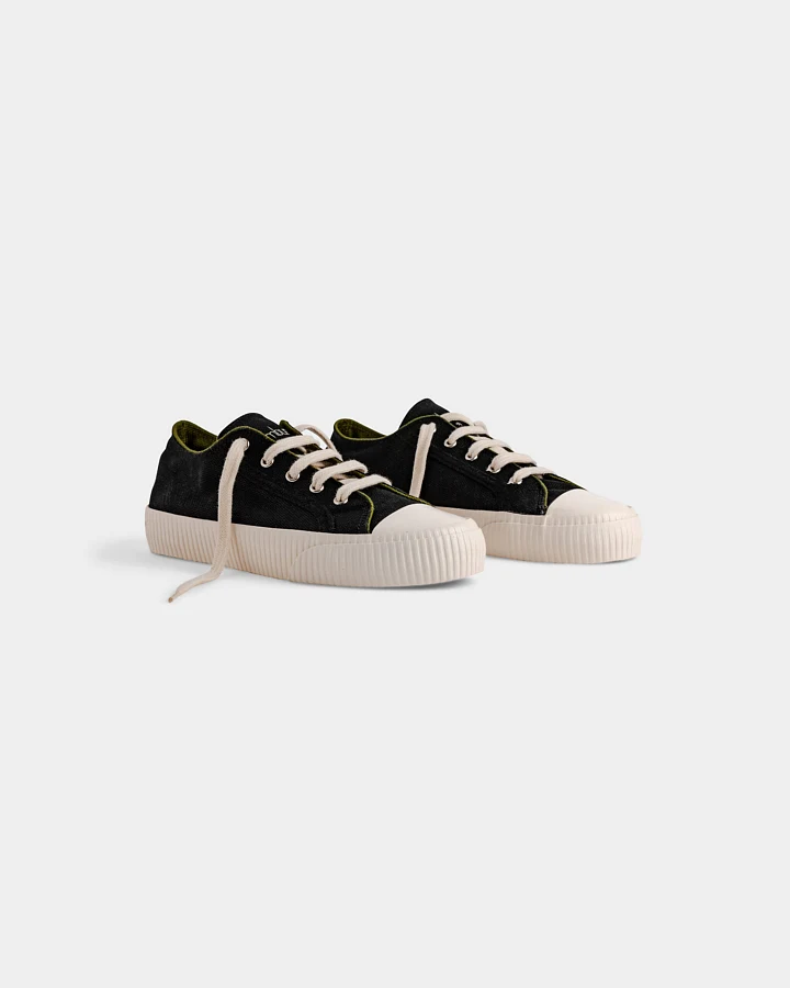 Bamburista Damen vegan Sneaker Ladybug Low Night
