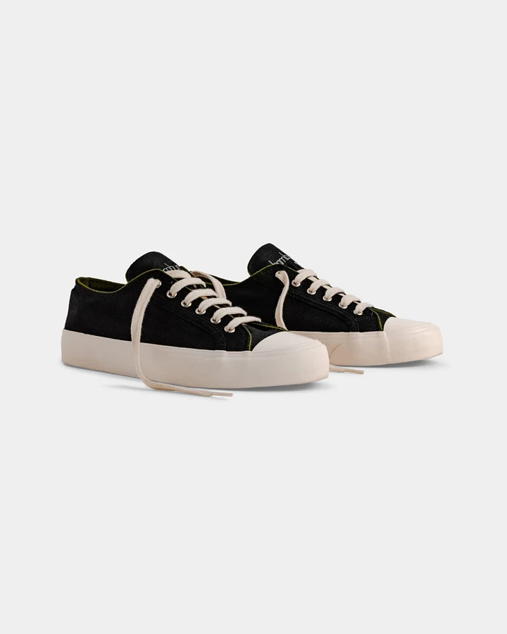 Bamburista Herren vegan Sneaker Grasshopper Low Schwarz