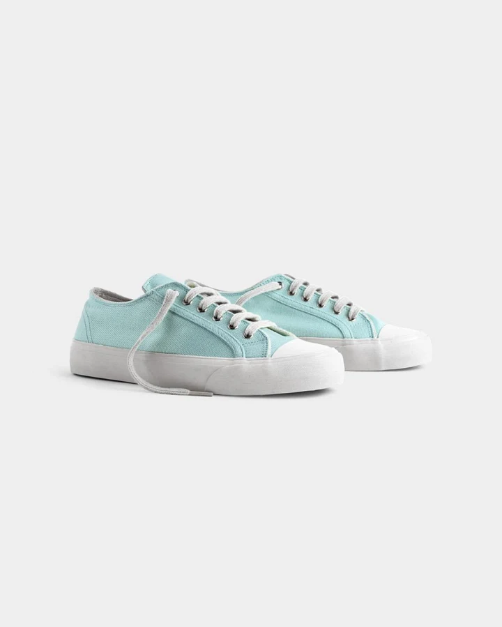 Bamburista Herren vegan Sneaker Grasshopper Low Eisblau