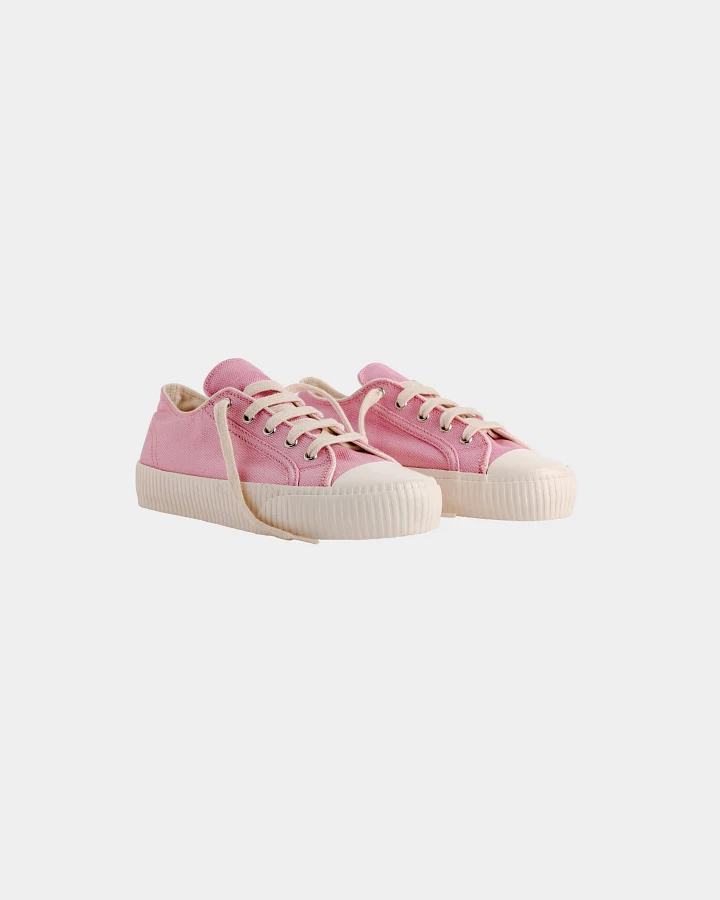 Bamburista Damen vegan Sneaker Ladybug Low Rosa