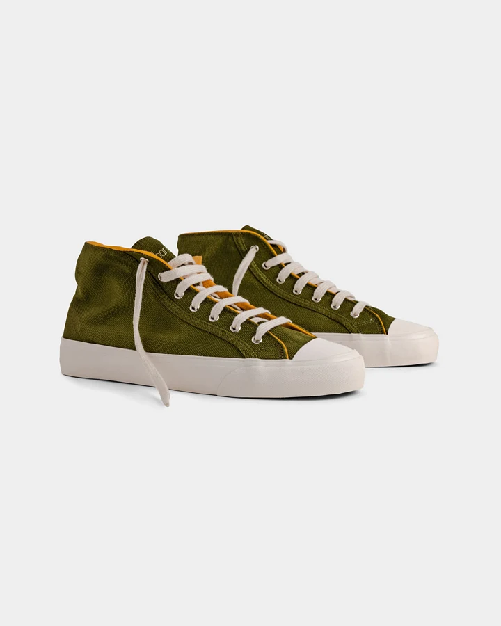 Bamburista Herren vegan Sneaker Grasshopper High Moss