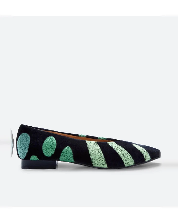Momoc Damen vegan Loafer Monstera Grün