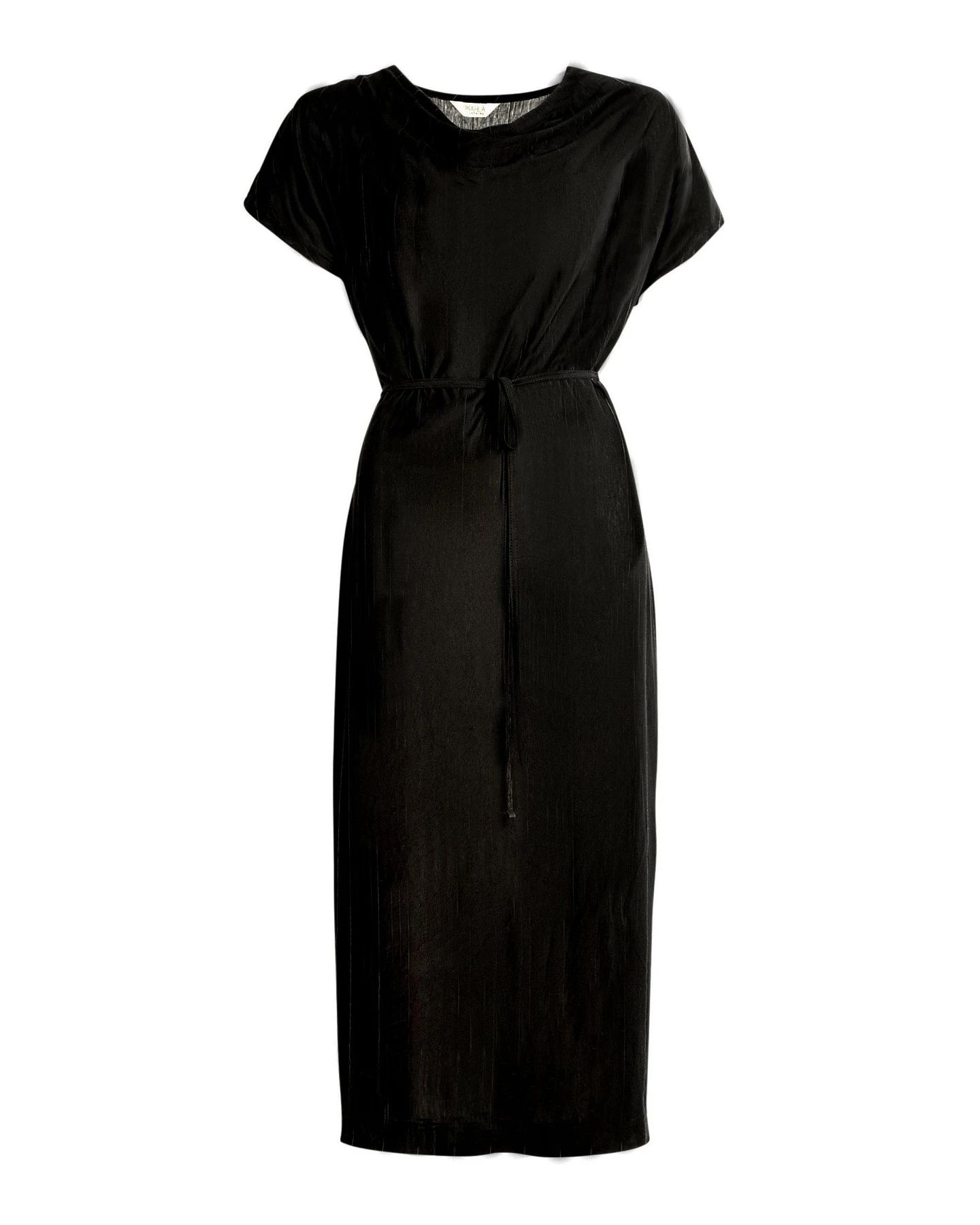 MAHLA Damen vegan Kleid Unna Schwarz – Ansicht 2
