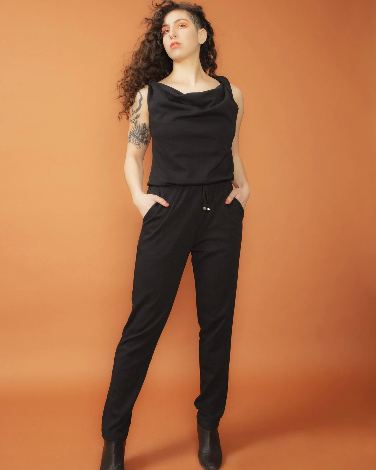 MAHLA Damen vegan Overall Iona Schwarz – Ansicht 2