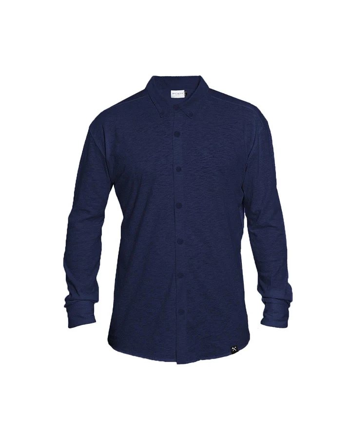 The Driftwood Tales Herren vegan Hemd Marine