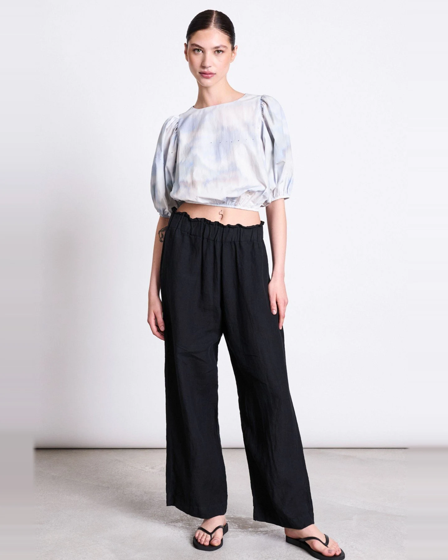 Bluse Laide Hellblau – Ansicht 2