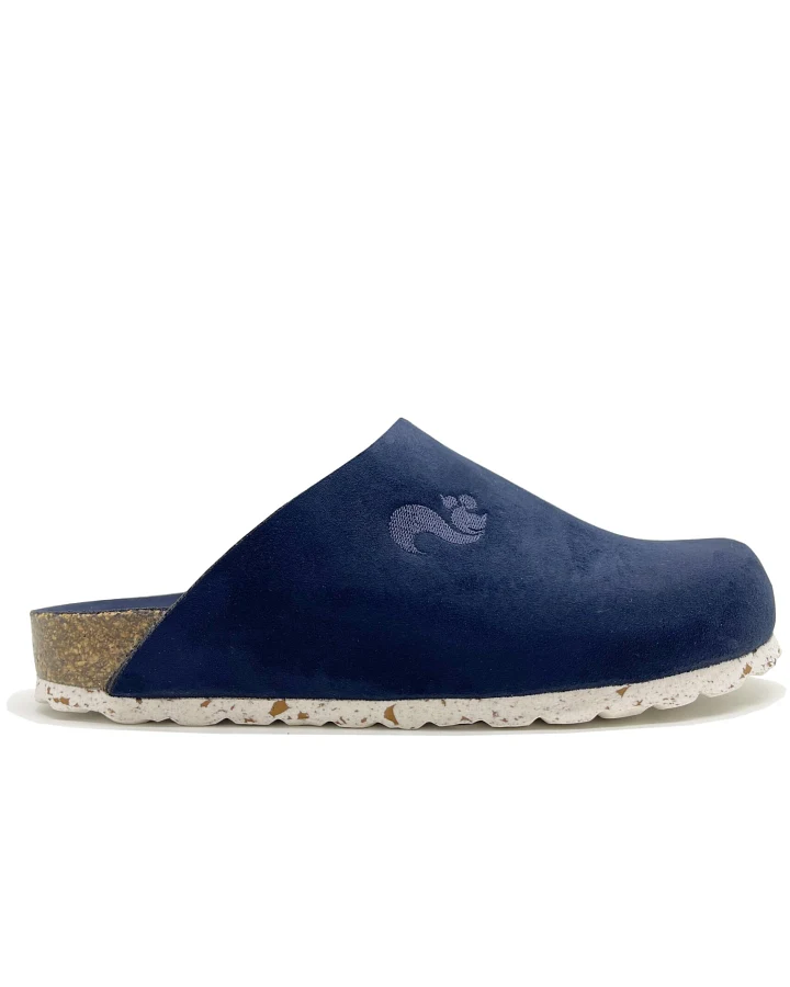 thies Damen vegan Pantoletten Full Dark Blue