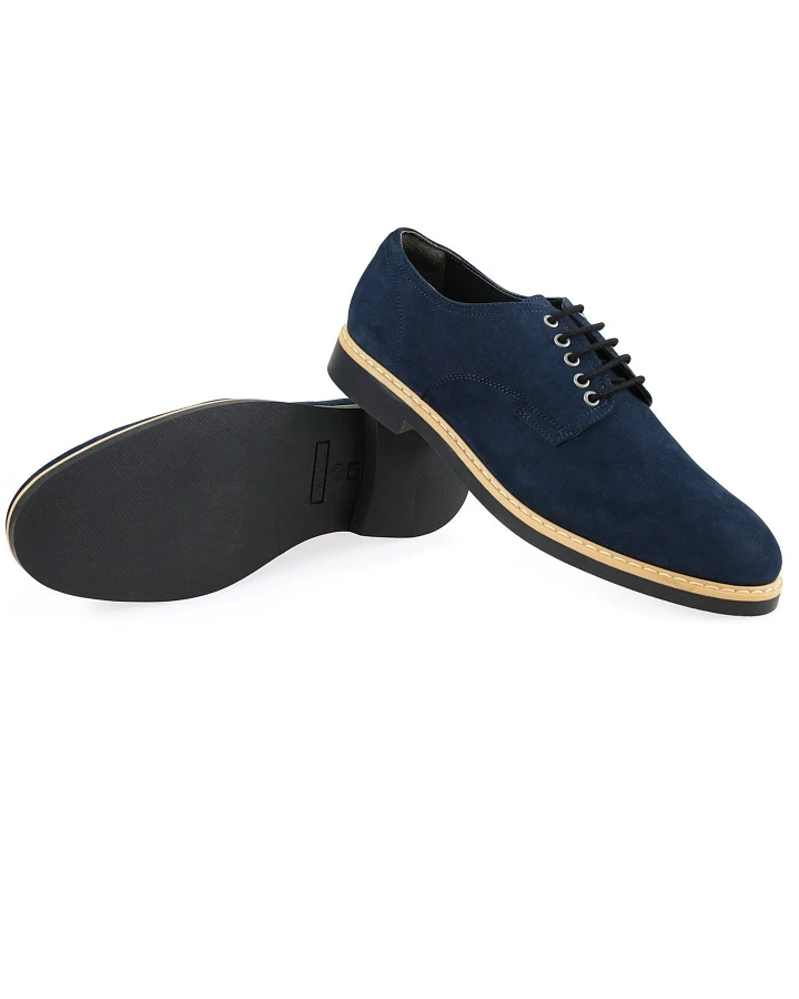 Will's Vegan Store Herren vegan Signature Derbys Dunkelblau
