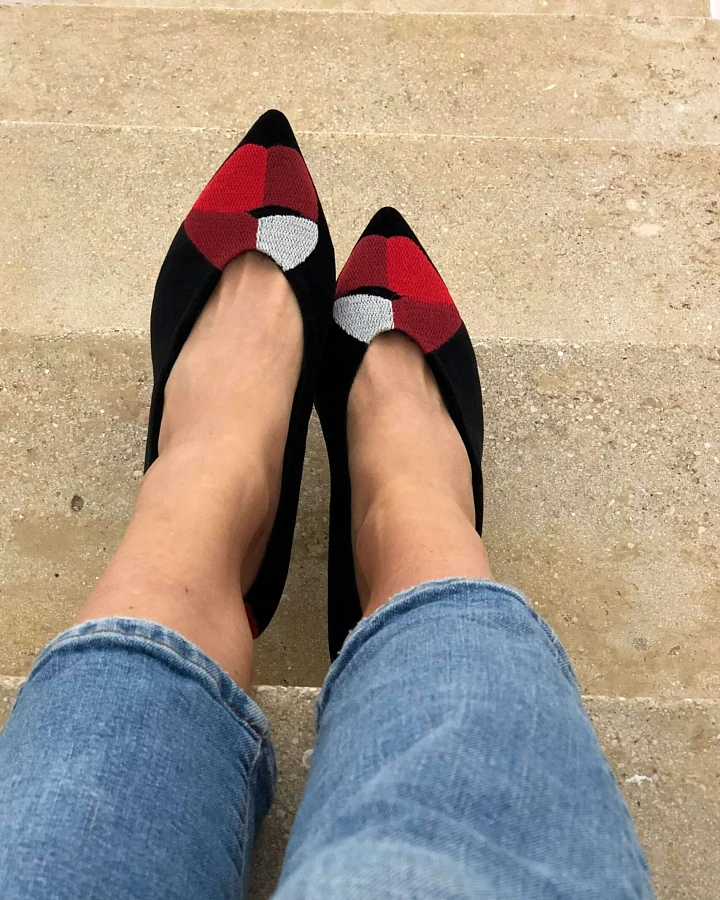 Momoc Damen vegan Ballerinas Kuss