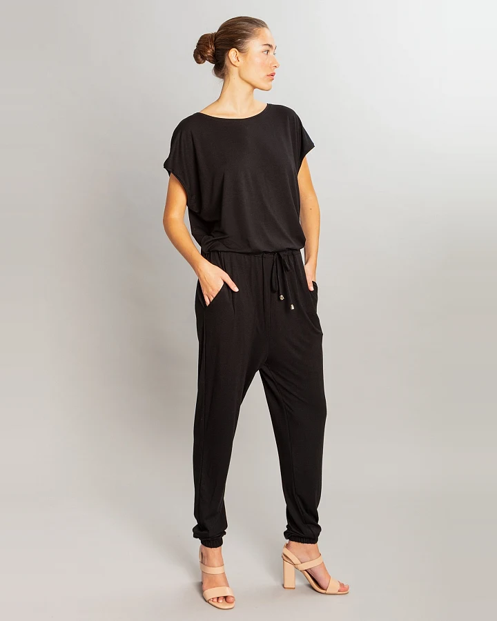 MAHLA Damen vegan Overall Layla Schwarz