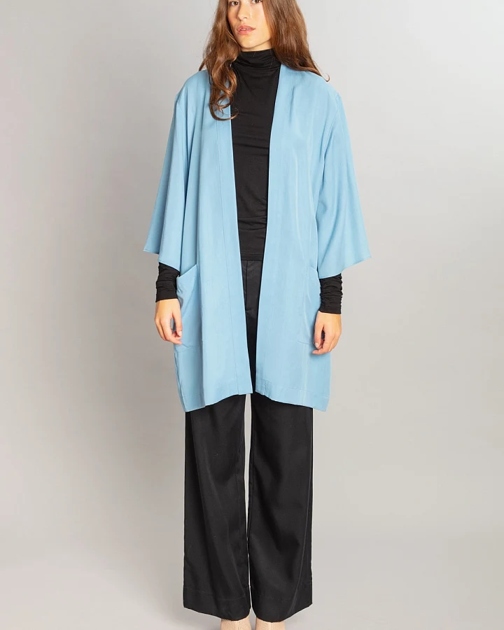 MAHLA Damen vegan Robenjacke Erika Hellblau