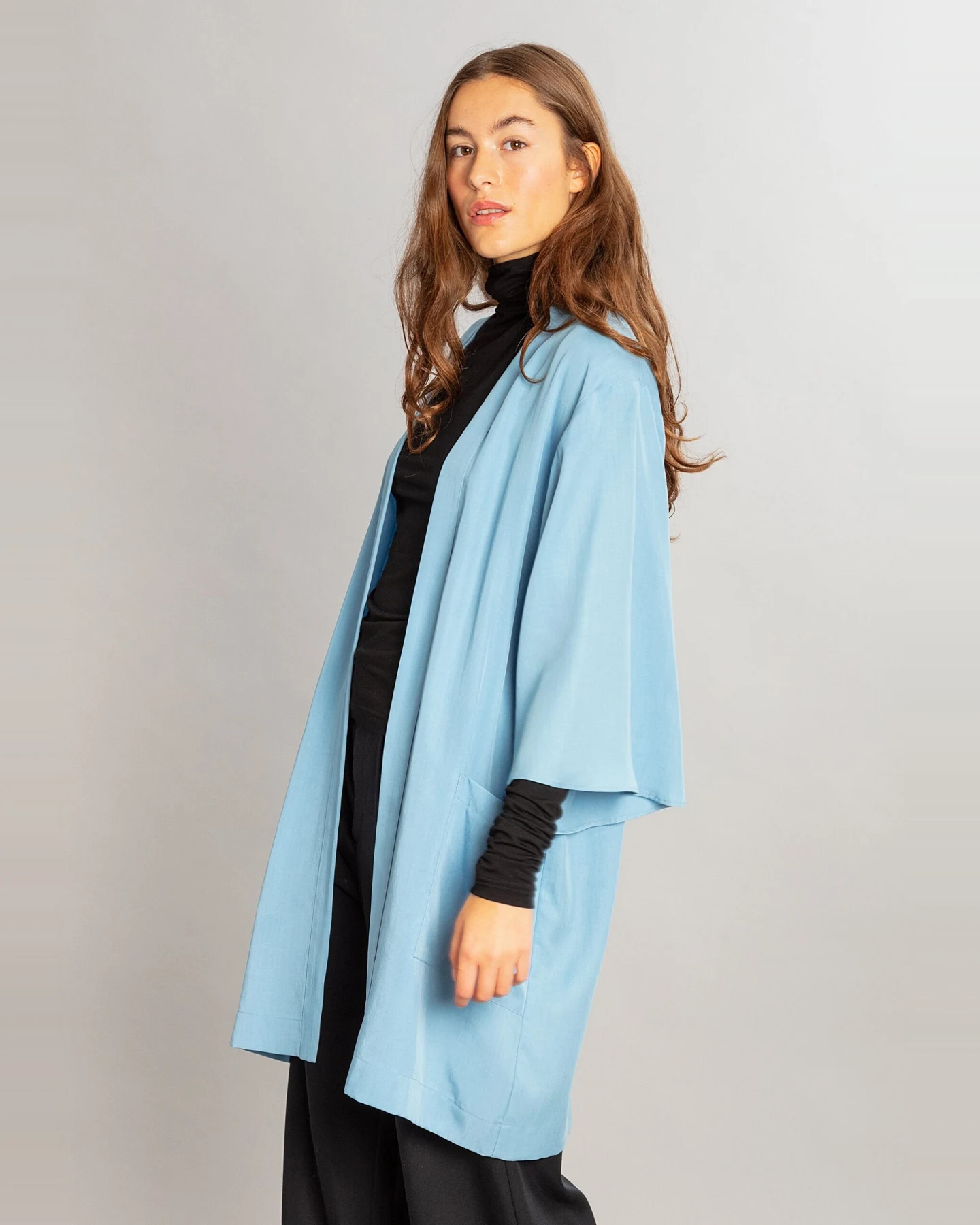 MAHLA Damen vegan Robenjacke Erika Hellblau – Ansicht 2