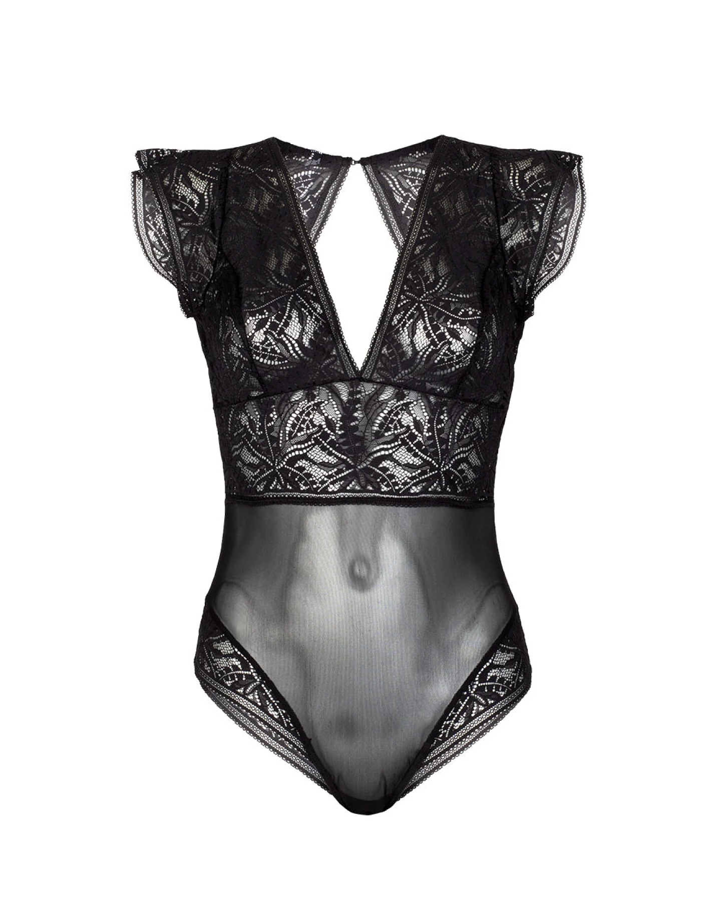 Anekdot Damen vegan Body Amara Black Leaf – Ansicht 2