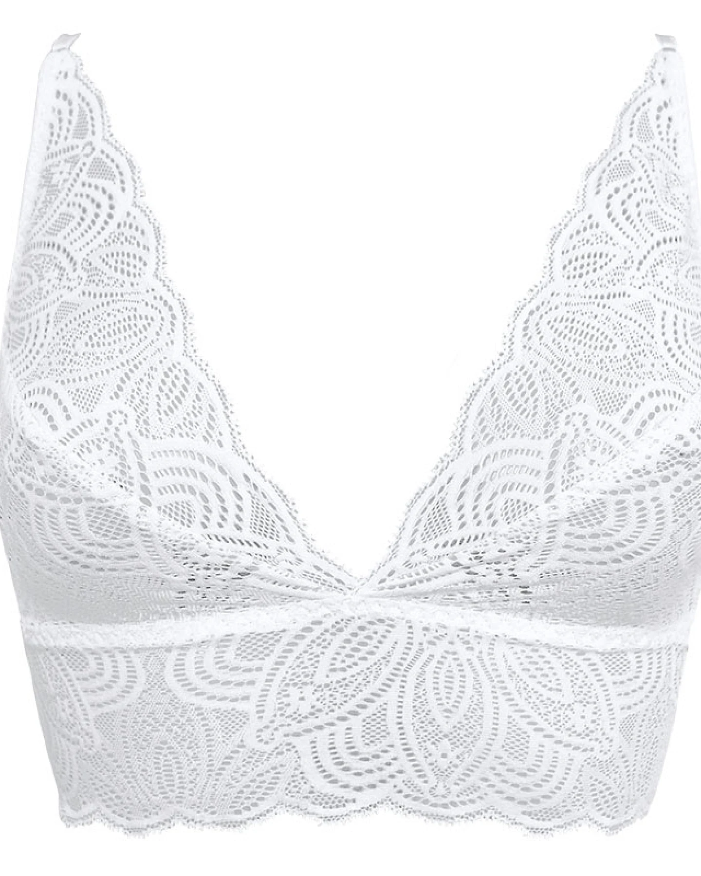 Anekdot Damen vegan Bralette Daylight Bloom Weiß – Ansicht 2