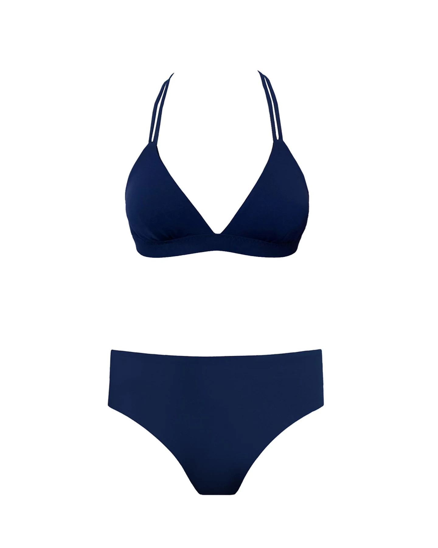 Anekdot Damen vegan Bikini Core Marineblau – Ansicht 2
