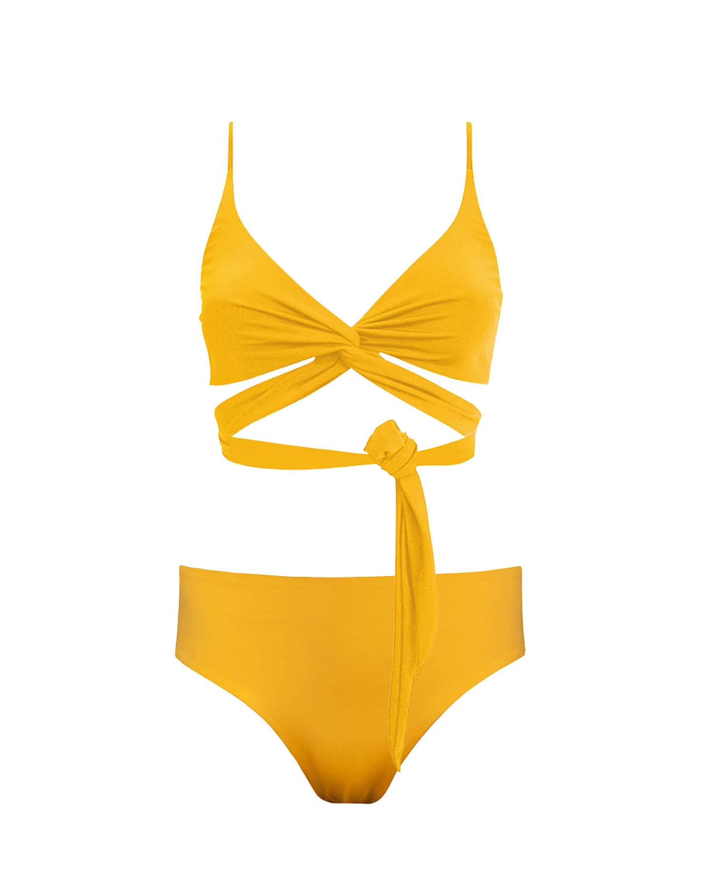 Anekdot Damen vegan Bikini Lin + Core Gelb – Ansicht 2