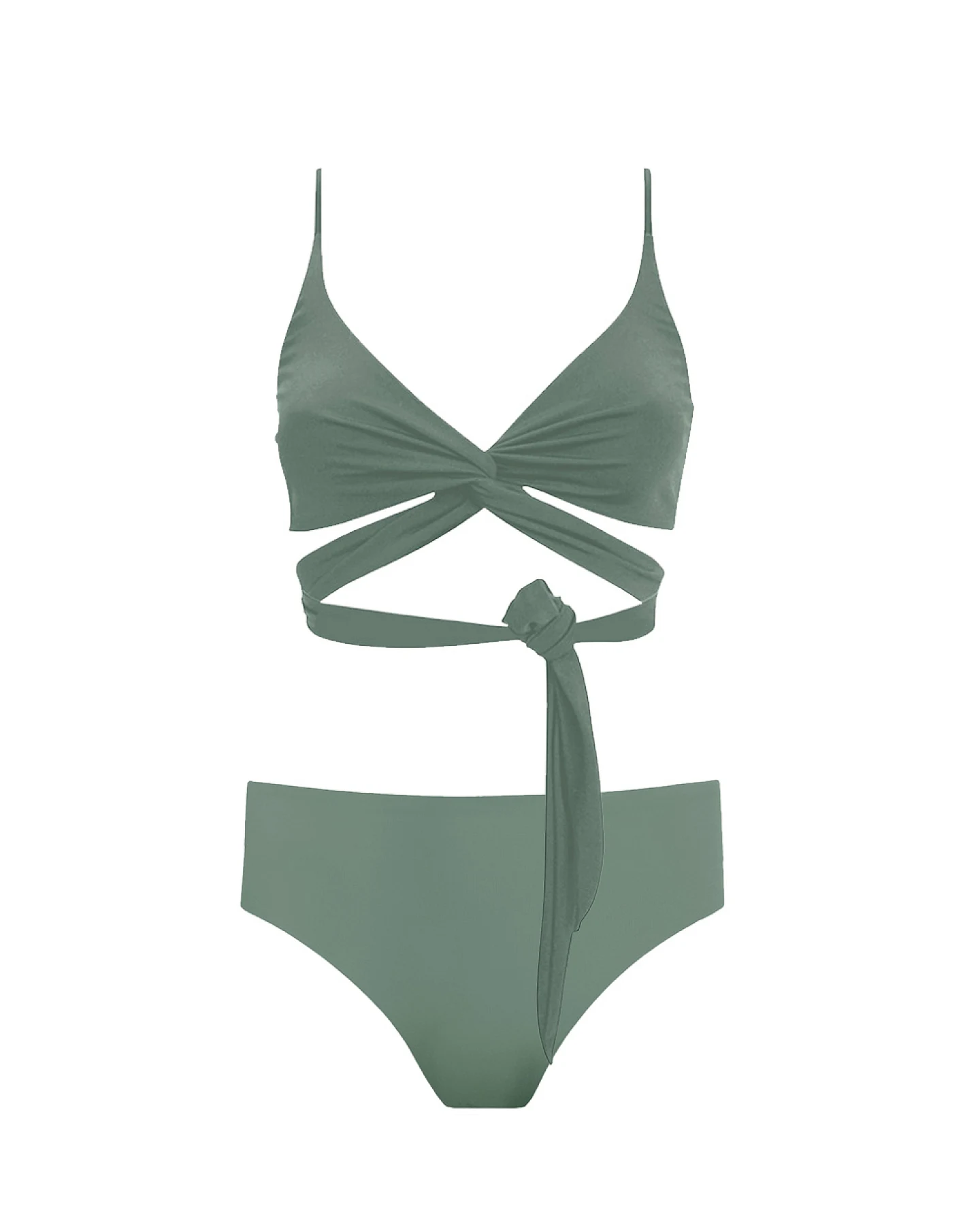 Anekdot Damen vegan Bikini Lin + Core Salbei – Ansicht 2