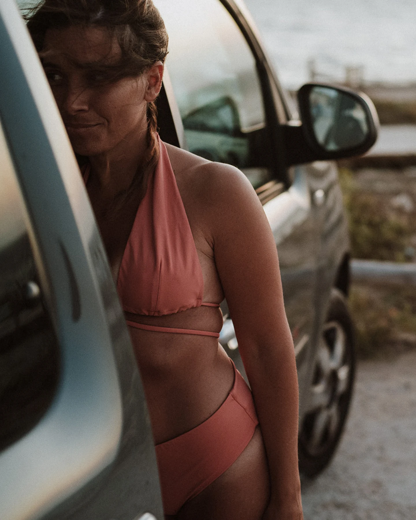 Anekdot Damen vegan Bikini Vielseitig + Core Blush – Ansicht 2