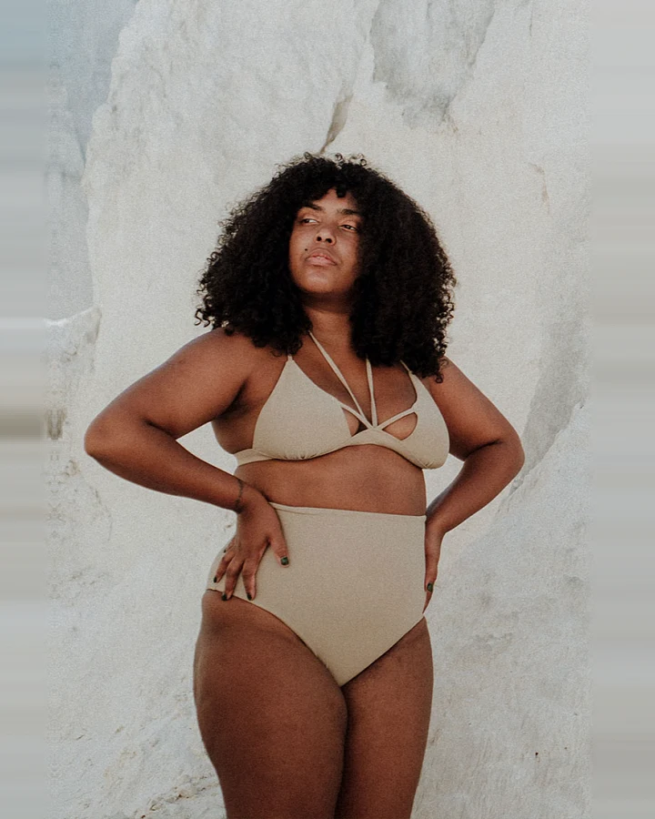 Anekdot Damen vegan Bikini Nova Core Beige Hohe Taille