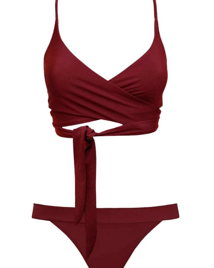 Anekdot Damen vegan Bikini Merlot Lin Cheeky