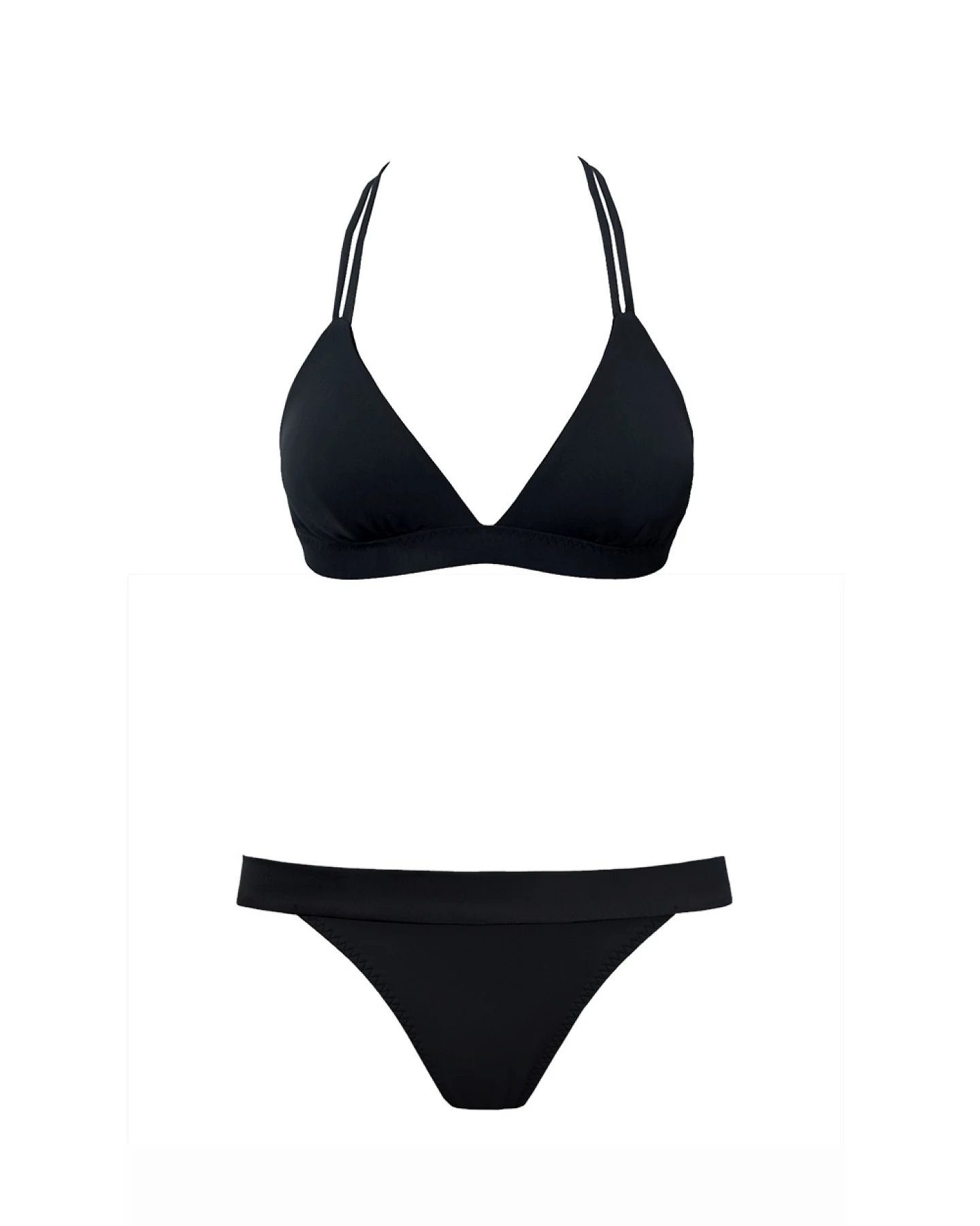 Anekdot Damen vegan Bikini Core Schwarz Frech – Ansicht 2