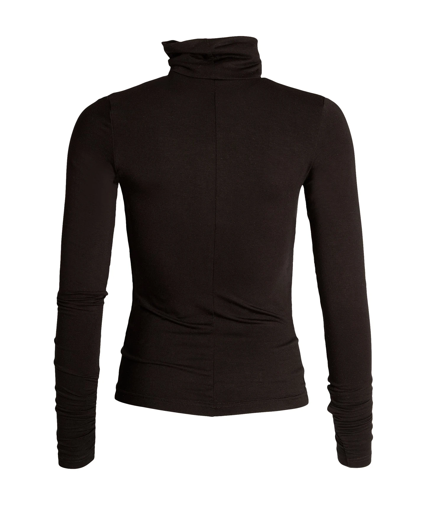 MAHLA Damen vegan Rollkragenhemd Mila Schwarz – Ansicht 2