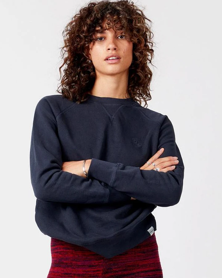 KOMODO Damen vegan Sweatshirt Anton Damen Kohle