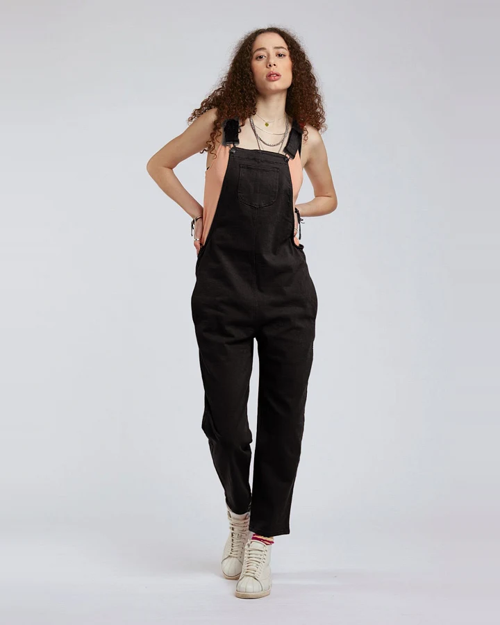 KOMODO Damen vegan Latzhose Joy Schwarz