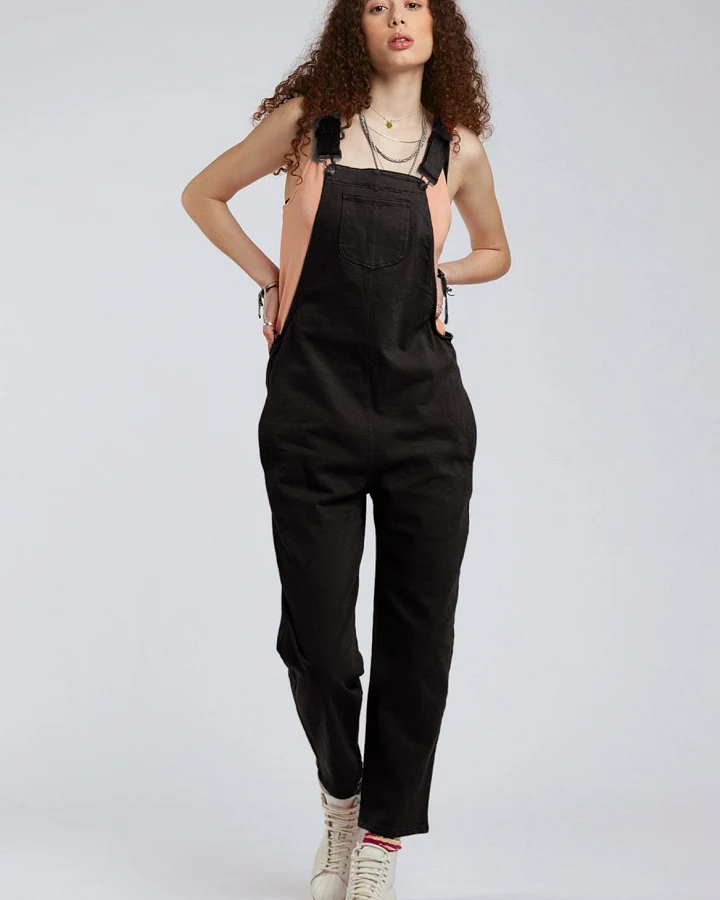KOMODO Damen vegan Latzhose Joy Schwarz