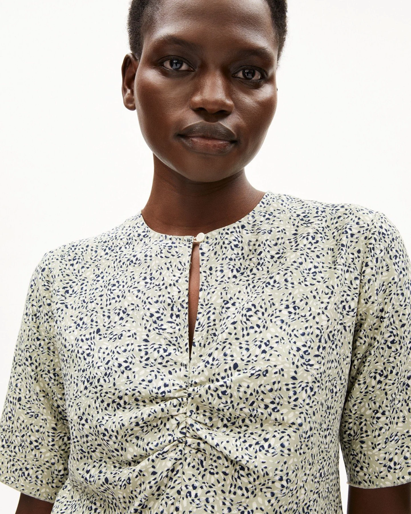 Bluse Ewaniaa Waterdrop Grün – Ansicht 2